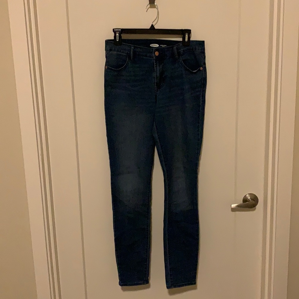 Old Navy, super skinny, mid-rise- long.